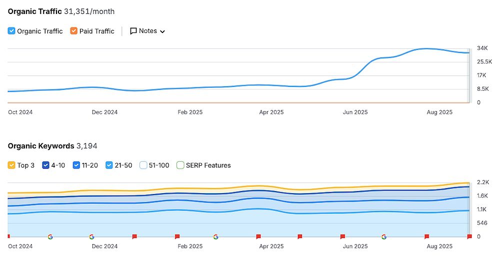 Real case studies from SEO company